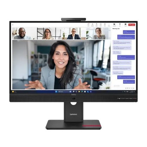 Lenovo ThinkVision T27QD-4v 27-inch QHD USB-C Docking Video Conferencing Monitor