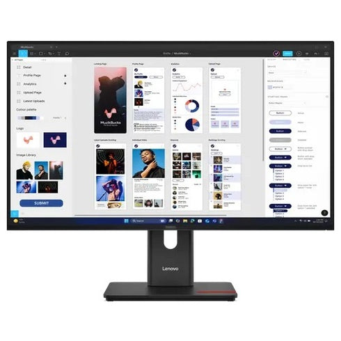Lenovo ThinkVision T32UD-40 31.5-inch UHD USB-C Docking Monitor