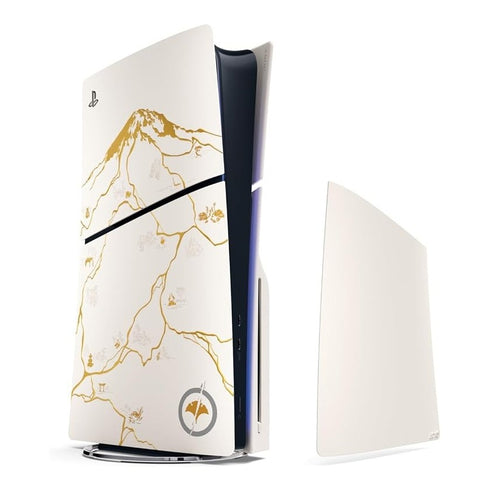 Sony PS5 Slim Console Covers Ghost of Yotei Gold Limited Edition