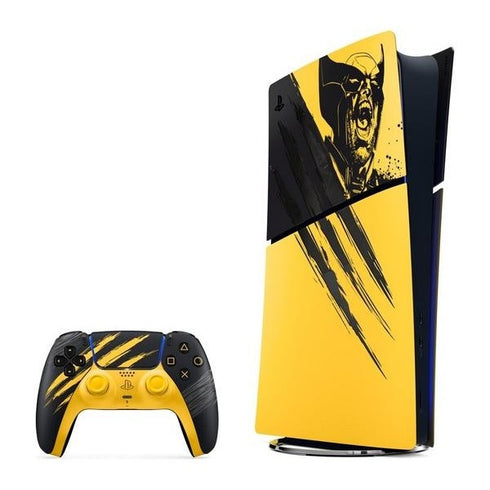 Sony PlayStation 5 Digital Edition 825GB Marvel’s Wolverine Battle Yellow Limited Edition Bundle