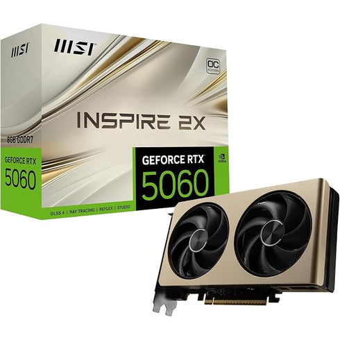 MSI GeForce RTX 5060 8G INSPIRE 2X OC